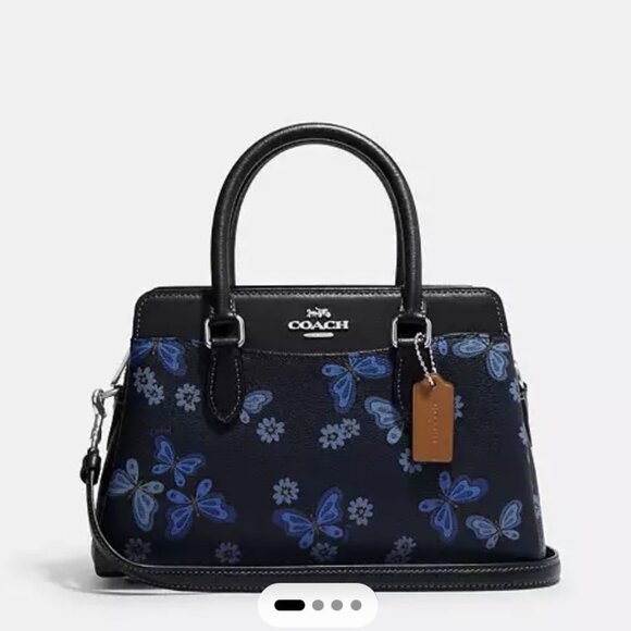 Coach Handbags - COACH Mini Darcie Carryall Bag - Butterfly Print